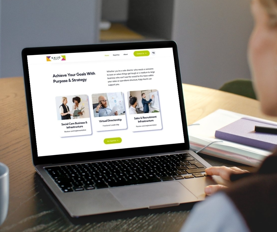 Kaijo North website expertise section, Achieve Your Goals With Purpose and Strategy