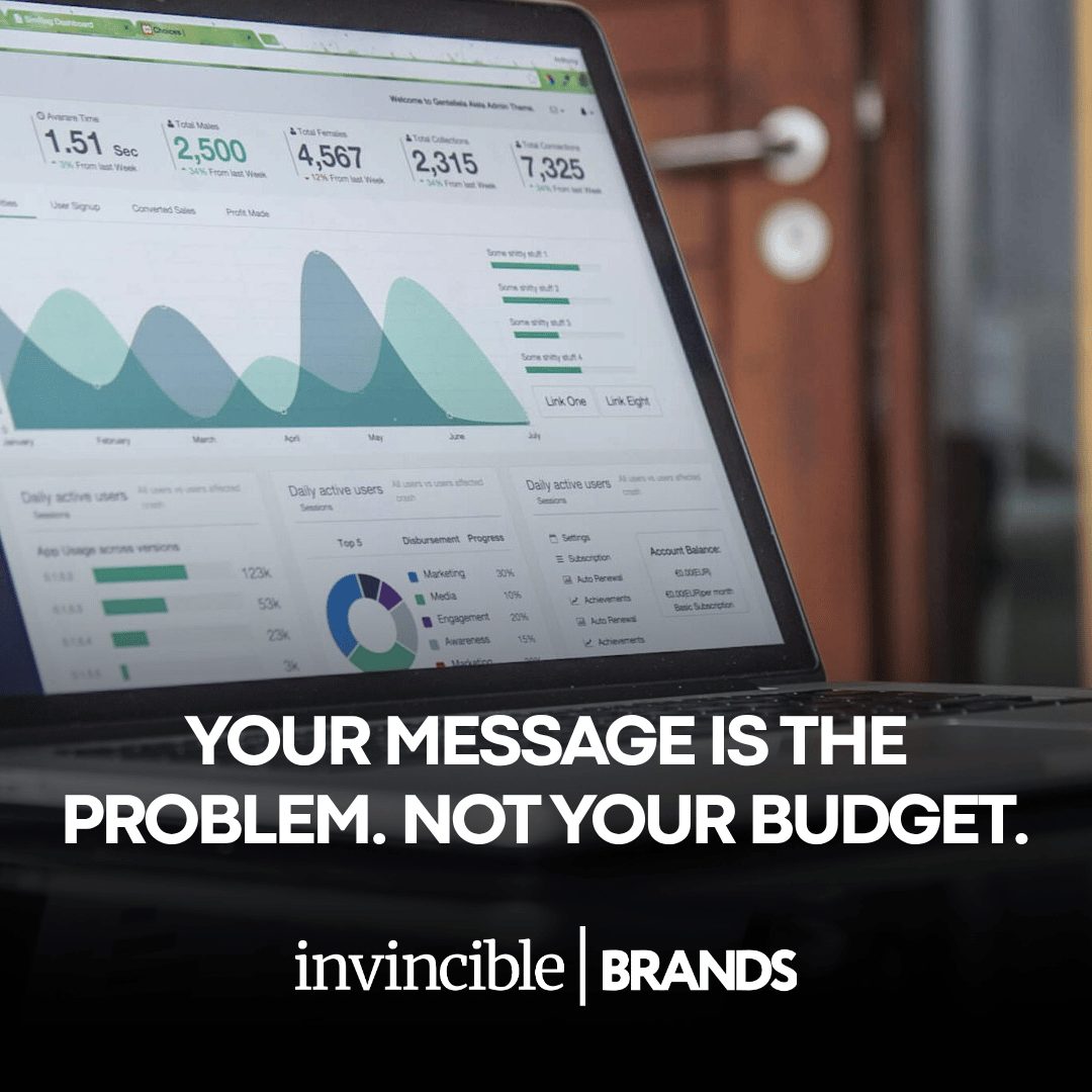 LinkedIn post graphic: Why Your Marketing Isn't Working